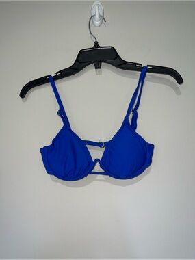 Royal blue underwire bikini top xhilaration Small